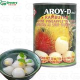 rambutan with pineapple in syrup | aroy d