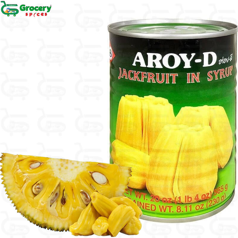 yellow jackfruit in syrup | aroy d