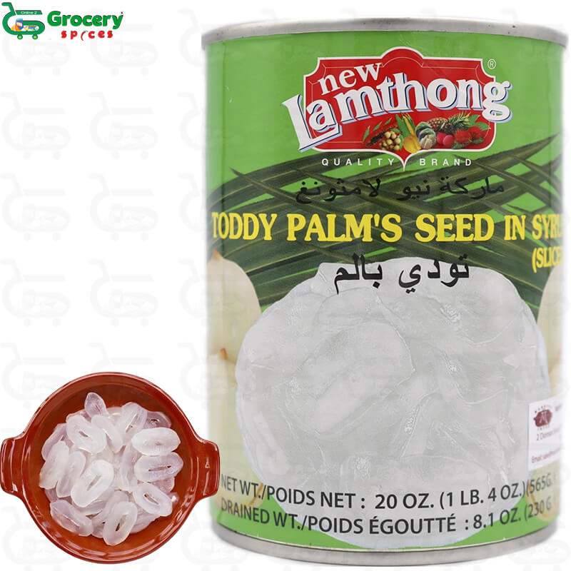 toddy palm sliced in syrup | lamthong