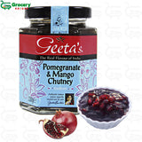 mango & pomegranate chutney | geetas