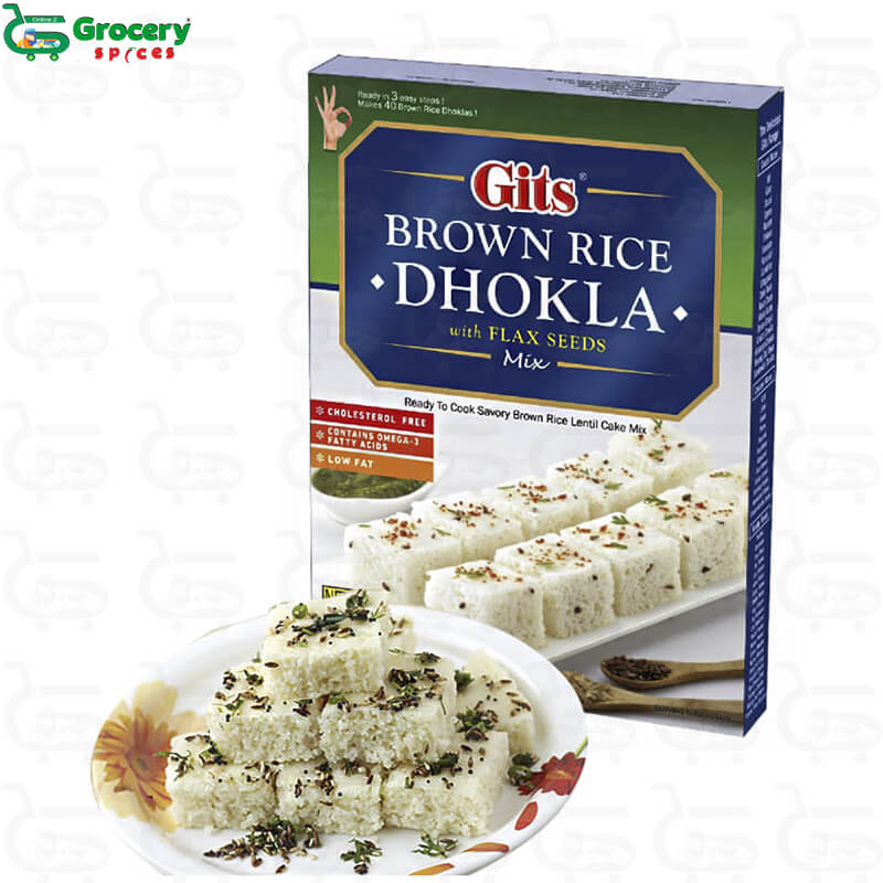 brown rice dhokla mix | gits