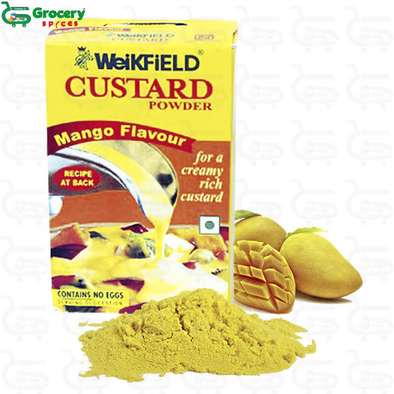 custard powder mango | weikfield