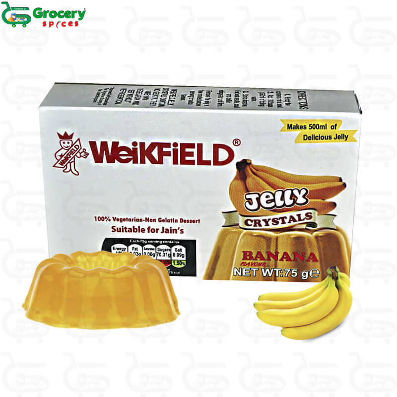 vegeterian jelly banana | weikfield