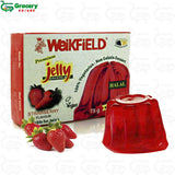 vegeterian jelly strawberry | weikfield