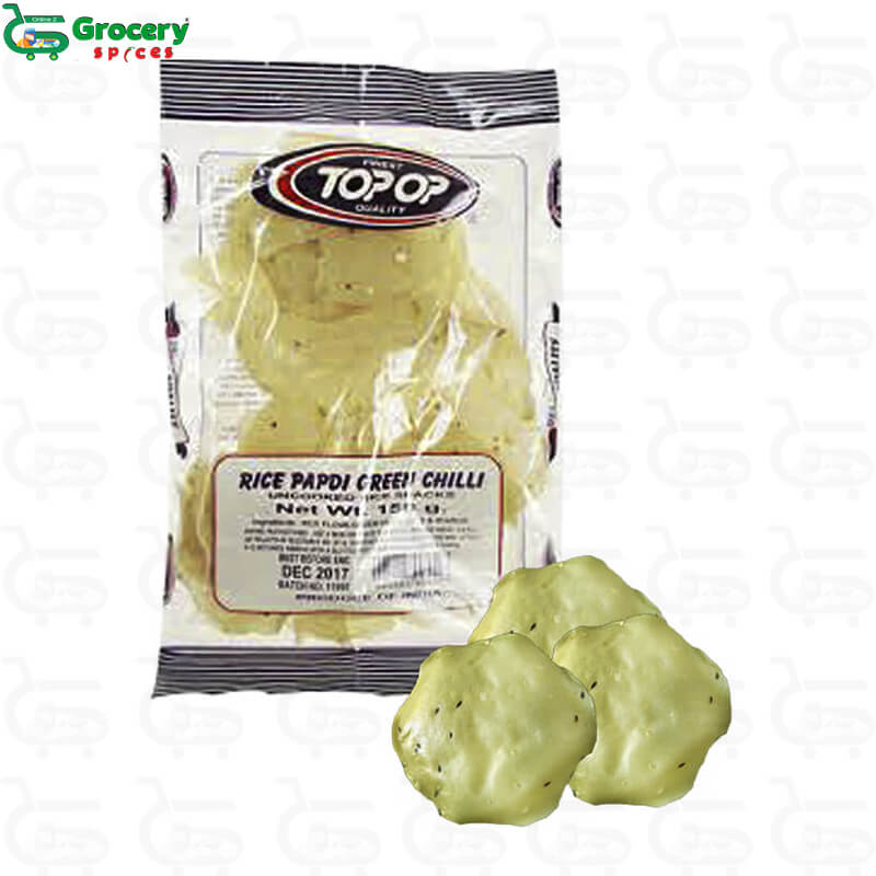 rice green chilly papdi | top-op