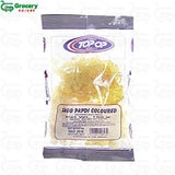 sago coloured papdi | top-op