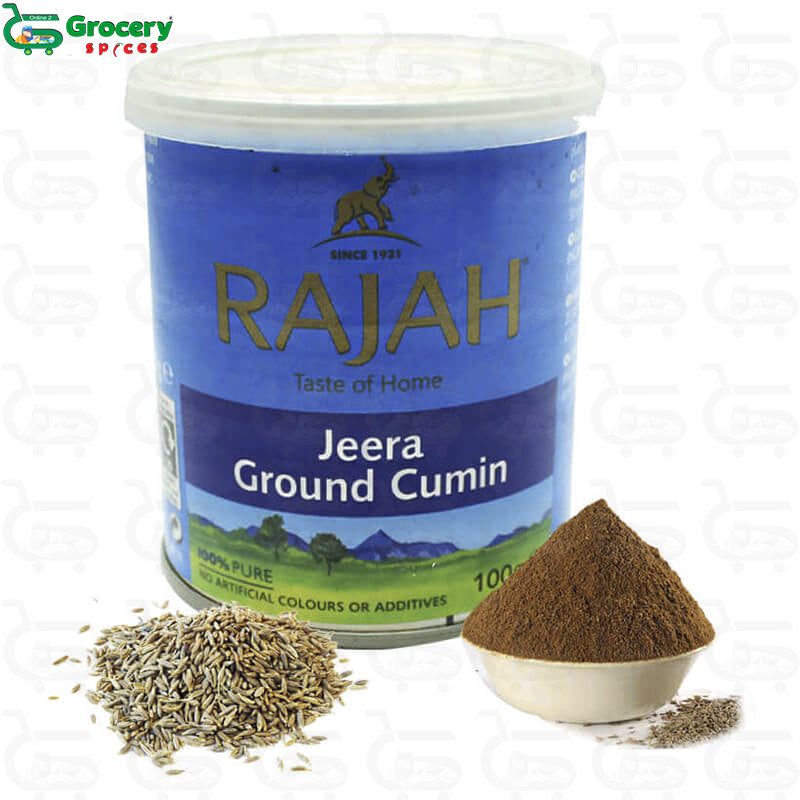 jeera powder tins | rajah