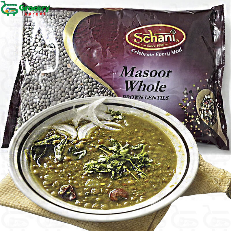 masoor dal (green lentils) | schani