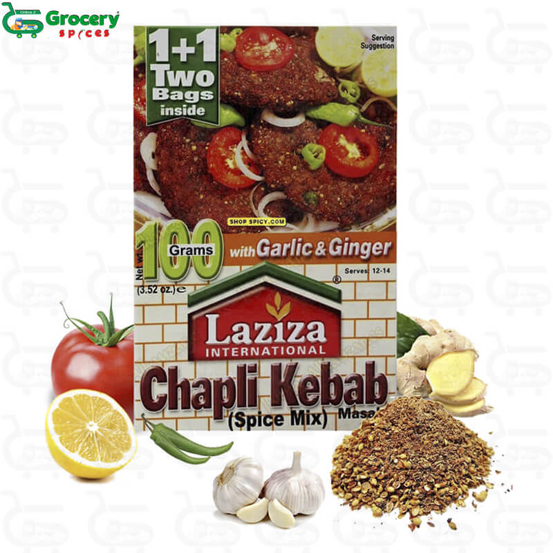 kebab chapli masala | laziza