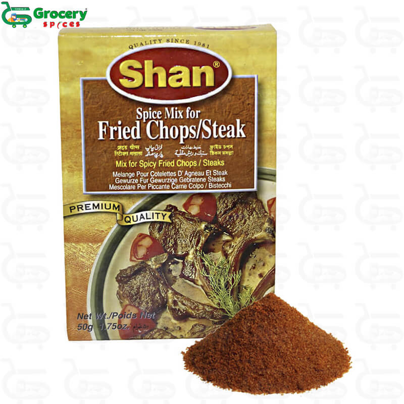 fried chop/steak masala | shan