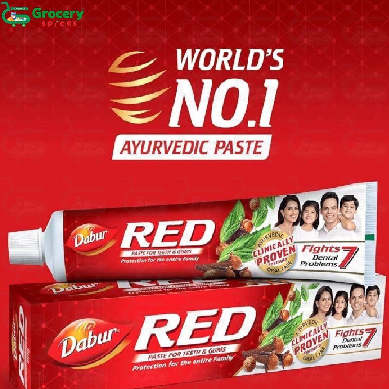 red toothpaste | dabur