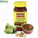 mango ginger pickle | priya