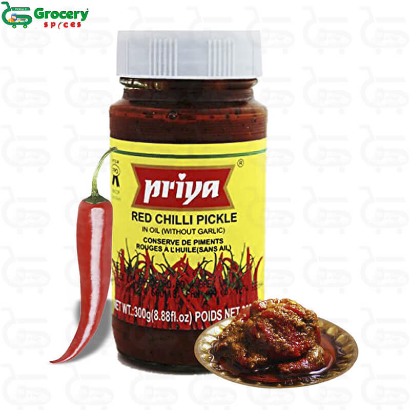 chilli red pickle | priya