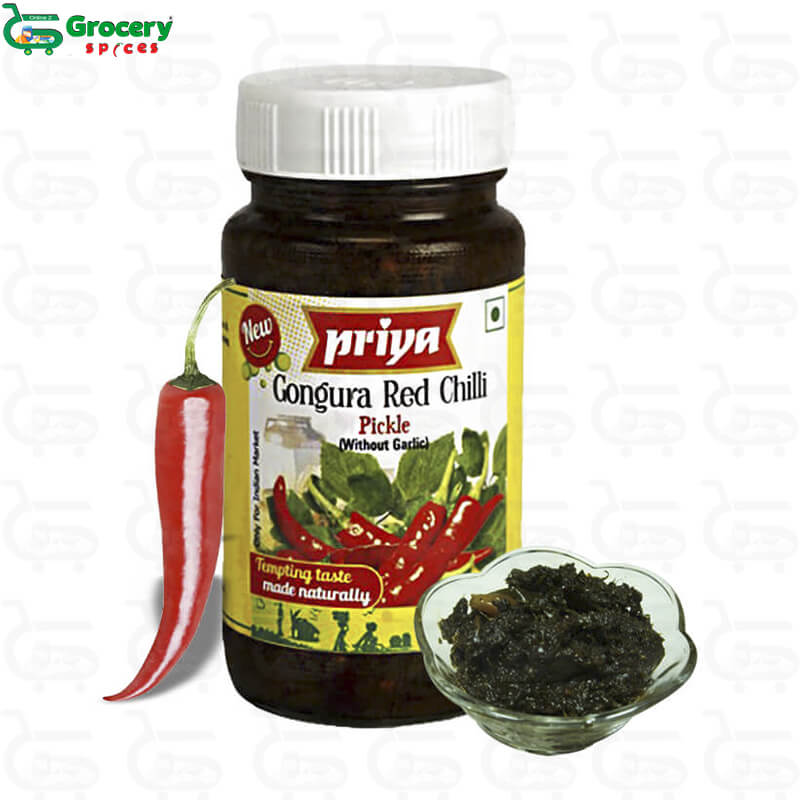 chilli red with gongura pickle | priya