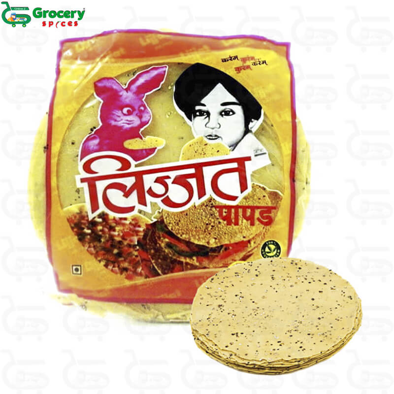 garlic papad | lijjat