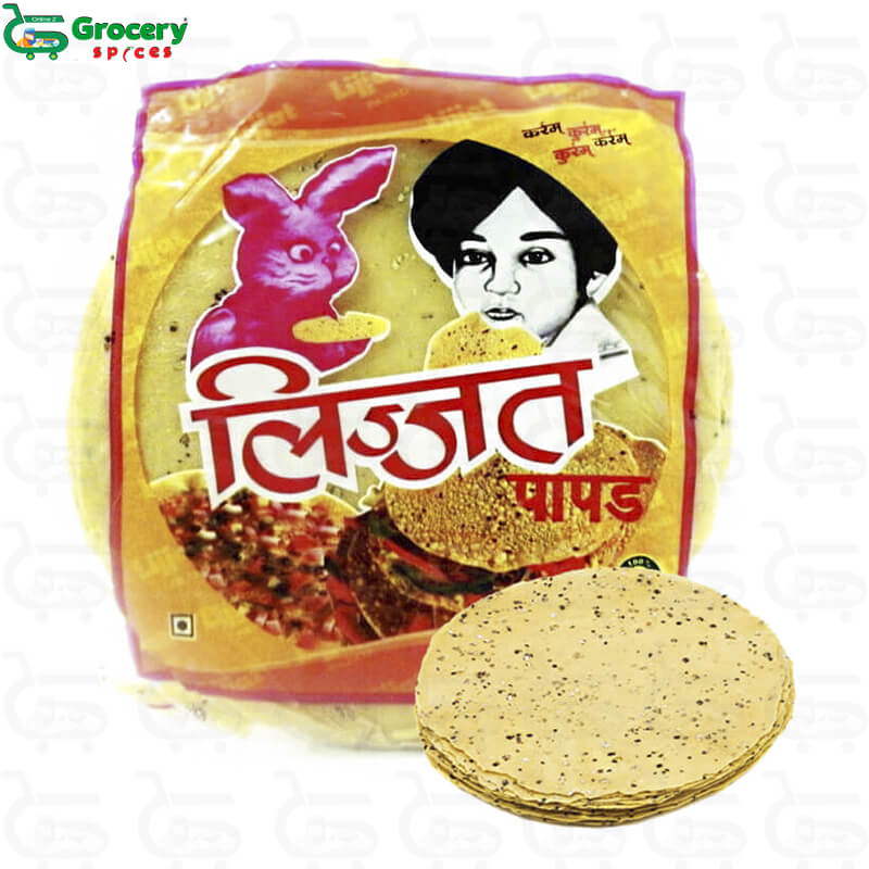 green chilli papad | lijjat