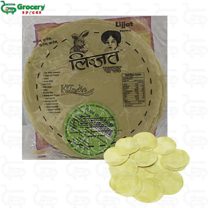 plain papad | lijjat