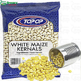 whole maize kernels | top-op