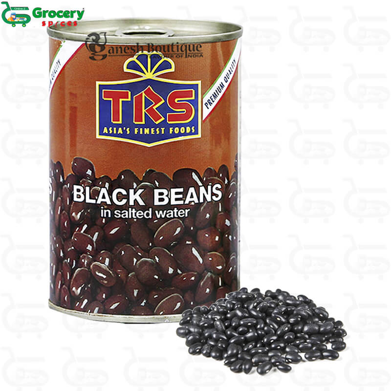 boiled canned black beans | trs