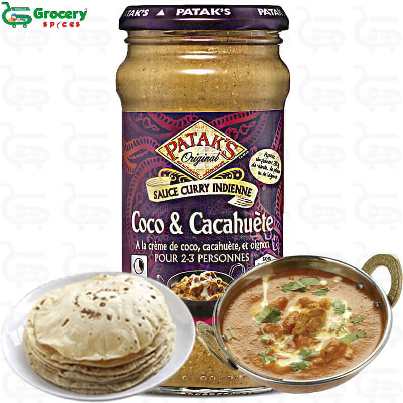 coco and cacahuete curry sauce | patak