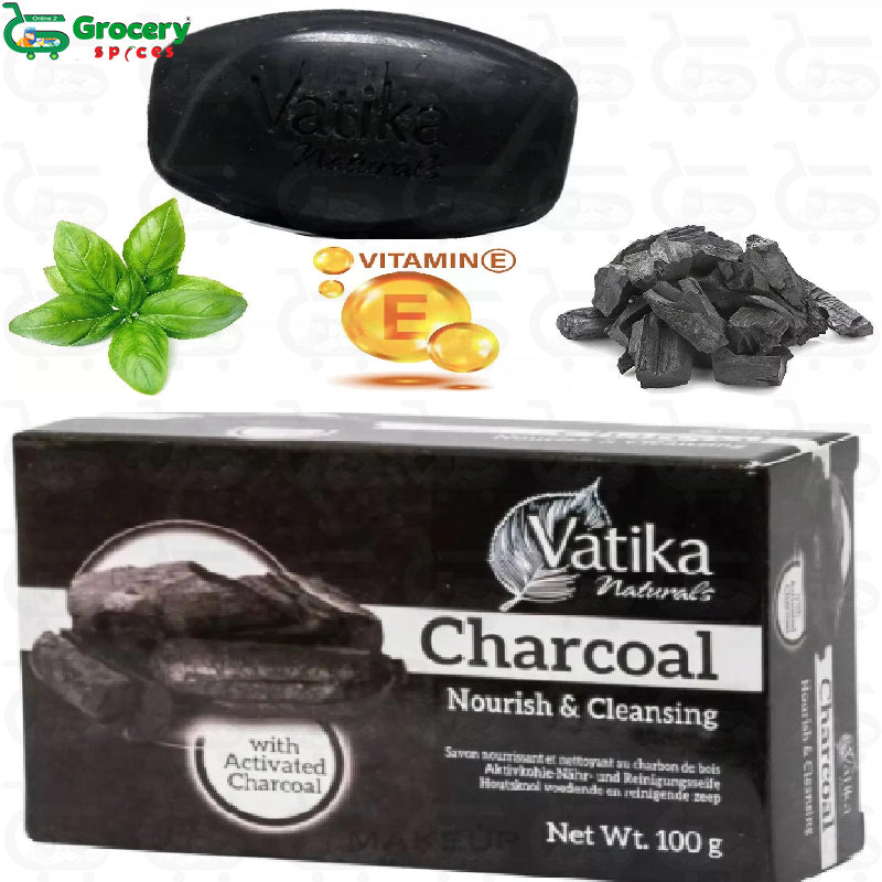 charcoal soap | vatika