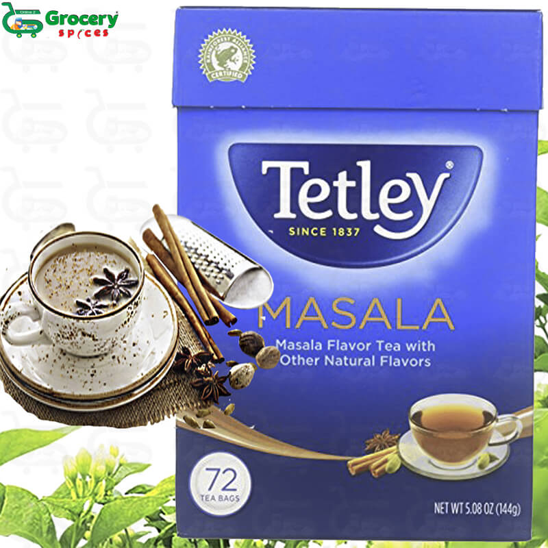 masala flavor tea 72 teabags | tetley