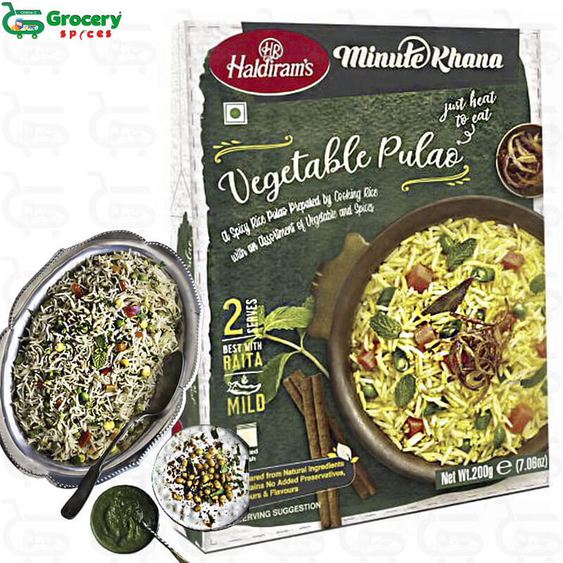 vegetable pulao | haldirams