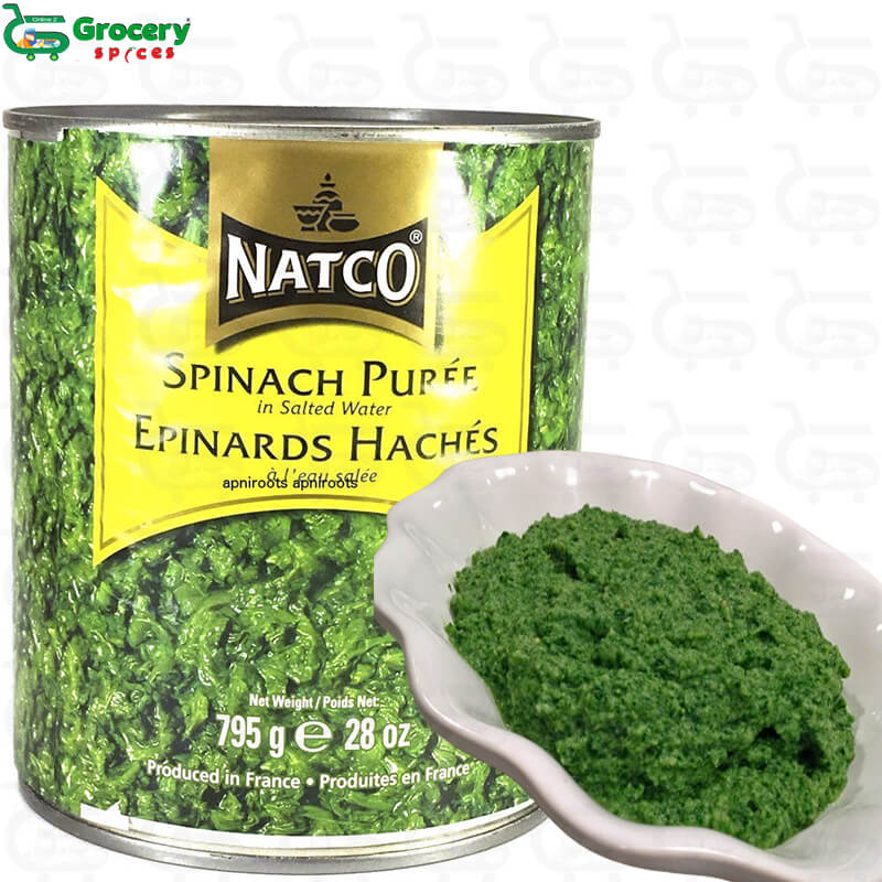 spinach puree canned | natco 