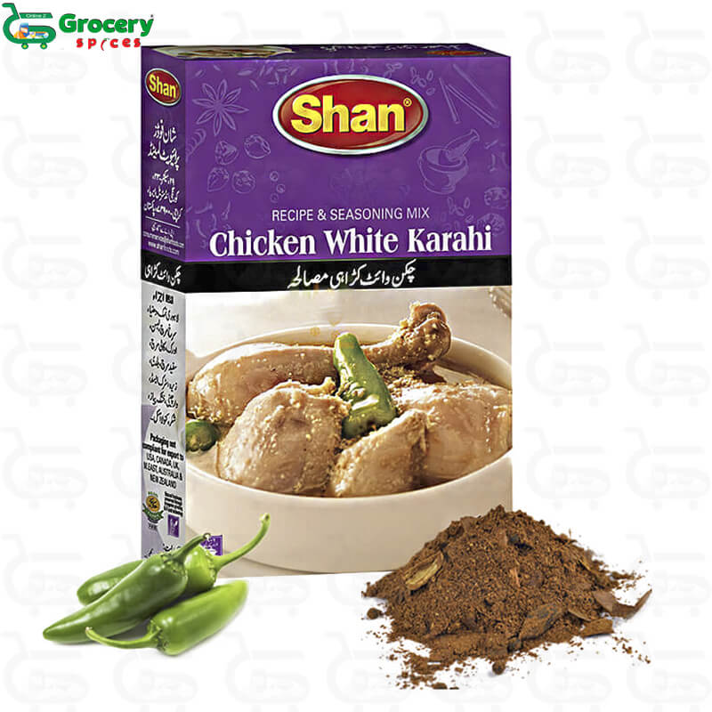 karahi/white chicken masala | shan