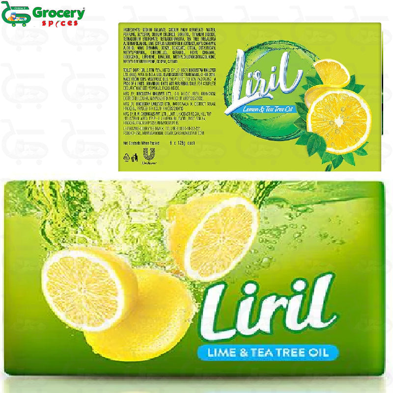 lime & tea tree oil soap | liril 