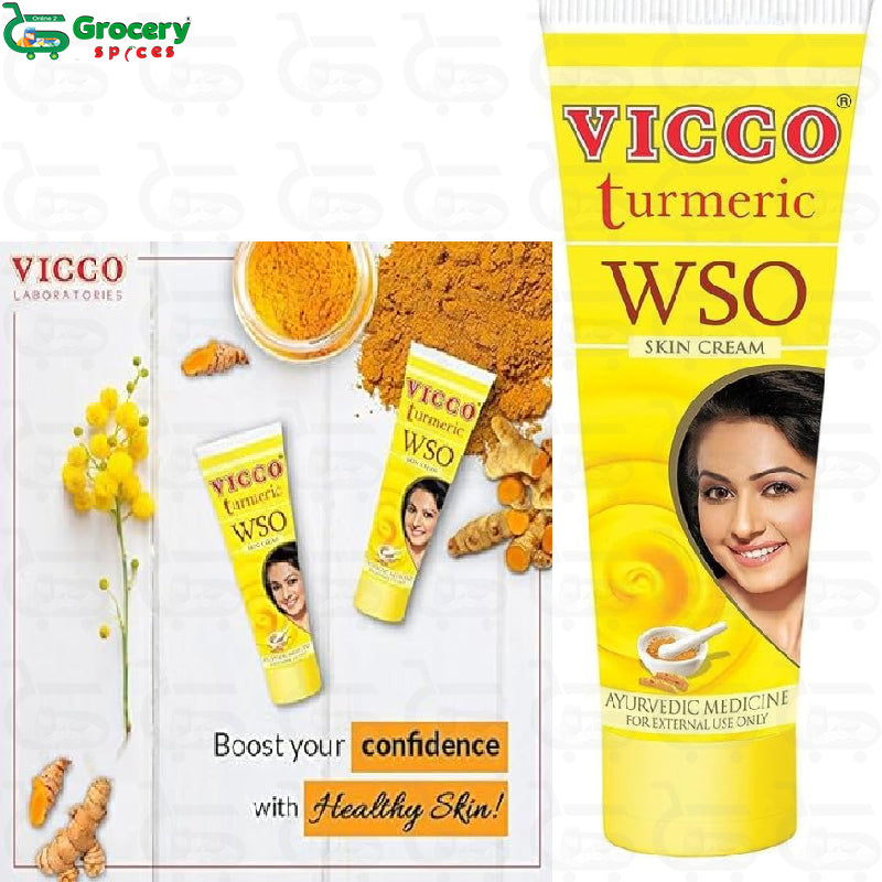 turmeric wso skin cream | vicco 