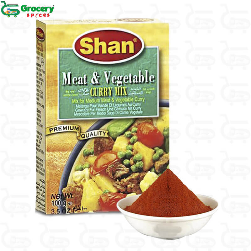 meat & vegetable curry masala | shan